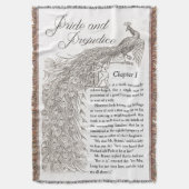Pride & Prejudice Throw Deken (Voorkant Verticaal)
