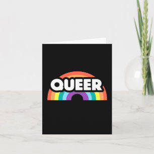 Pride-Queer regenboogliefde is liefde. Notitiekaartje