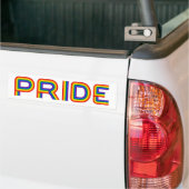 Pride | Rainbauze-brieven Bumpersticker (Op Truck)