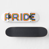 Pride | Rainbauze-brieven Skateboard (Horizontaal)