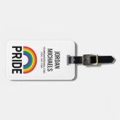Pride Rainbow Bagagelabel (Voorkant horizontaal)