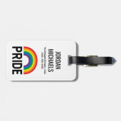 Pride Rainbow Bagagelabel (Achterkant horizontaal)