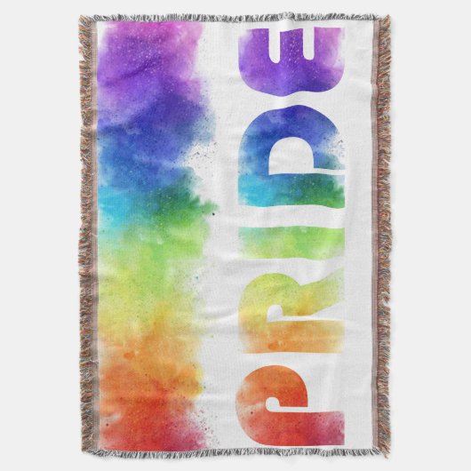 Pride Rainbow Deken (Voorkant Verticaal)