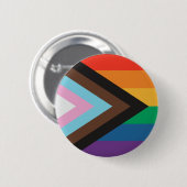 Pride Rainbow Flag Button Pin (Voorkant /achterkant)