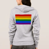 Pride Rainbow Flag Hoodie (Achterkant)