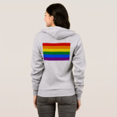 Pride Rainbow Flag Hoodie (Achterkant volledig)