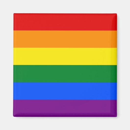 Pride Rainbow Flag Magneet (Voorkant)