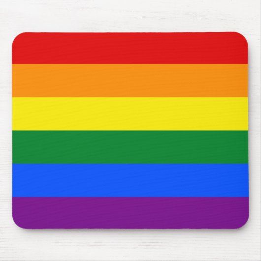 Pride Rainbow Flag Muismat (Voorkant)