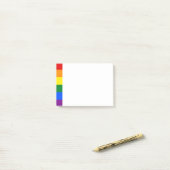 Pride Rainbow Flag Post-it® Notes (Op bureau)