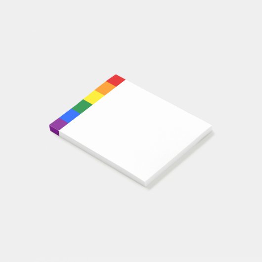 Pride Rainbow Flag Post-it® Notes (Schuin)