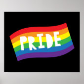 Pride Rainbow Flag Poster (Voorkant)
