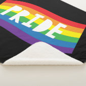 Pride Rainbow Flag Sherpa Deken (3/4)