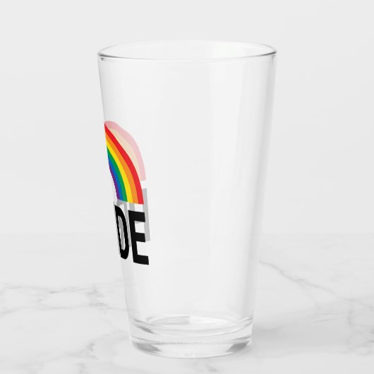 Pride Rainbow Glas (Links)