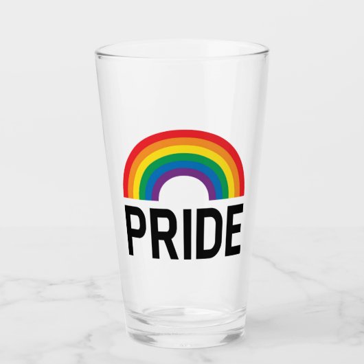 Pride Rainbow Glas (Voorkant)