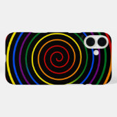 Pride Rainbow Hypnotized V2 Case-Mate iPhone Case (Achterkant (horizontaal))