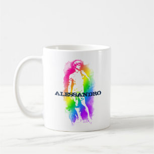 Pride Rainbow Italiaans gepersonaliseerd Koffiemok