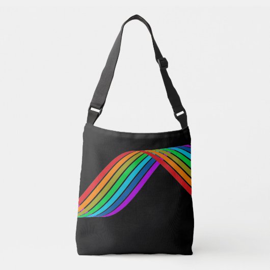Pride Rainbow LGBTQ+ Crossbody Tas (Voorkant)