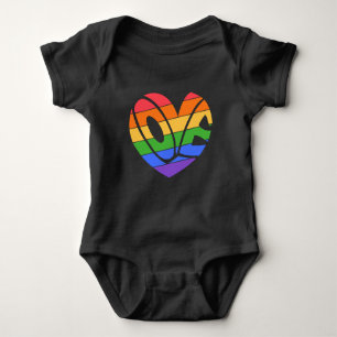 Pride Rainbow LGBTQ Ik hou van mijn vaders Baby Bo Romper