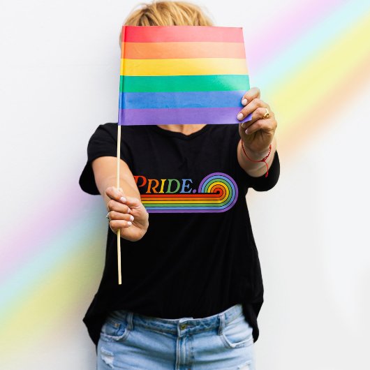 Pride Rainbow LGBTQ Meisjes Basic Donker T-shirt