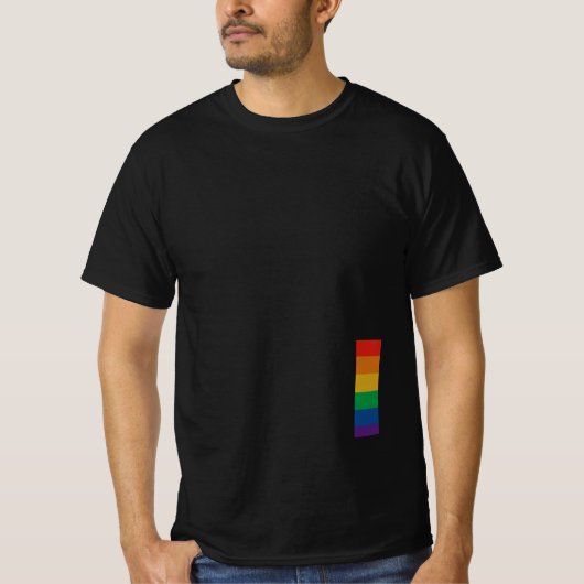 Pride Rainbow LGBTQ T-Shirt (Voorkant)