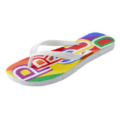 Pride Rainbow LGBTQIA-Teenslippers Teenslippers (Schuin)