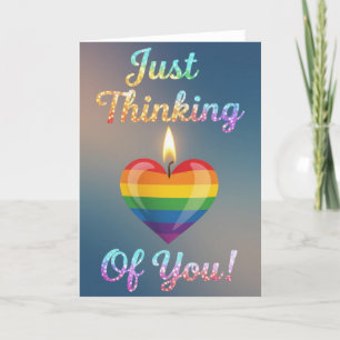 Pride Rainbow Love, LGBTQIA Feestdagen Kaart