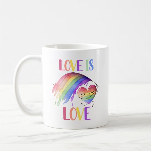 Pride Rainbow Love Mok (Links)