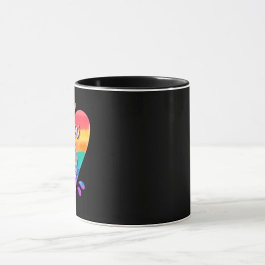 Pride Rainbow Love Mug (Centre)