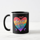 Pride Rainbow Love Mug (Gauche)
