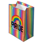 Pride Rainbow Medium Cadeauzakje (Voorkant Gekanteld)