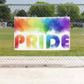 Pride Rainbow Outdoor Spandoek (Insitu)
