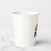 Pride Rainbow Papieren Bekers (Voorkant)
