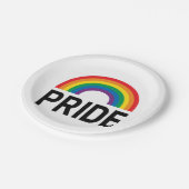 Pride Rainbow Papieren Bordje (Gekanteld)