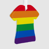 Pride rainbow rayures gay Lgbtq Noël (devant)