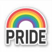 Pride Rainbow Sticker (Voorkant)