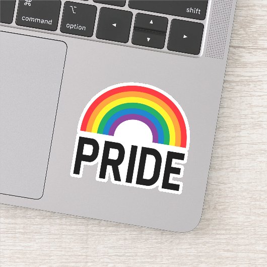 Pride Rainbow Sticker (Detail)