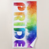 Pride Rainbow Strandlaken (Voorkant)