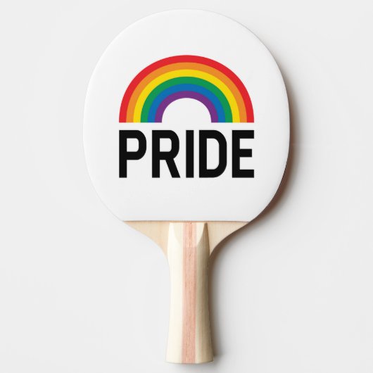 Pride Rainbow Tafeltennisbatje (Voorkant)