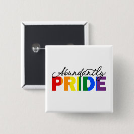 Pride Rainbow Trots om homo te zijn Vierkante Button 5,1 Cm