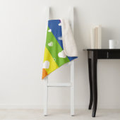 Pride Rainbow | Witte harten | Sherpa Blanket Deken (In situ)