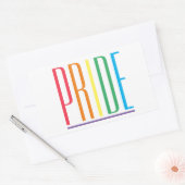 PRIDE Rechthoek Stickers (Envelop)