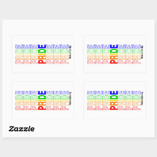 Pride Rechthoekige Sticker