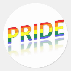 Pride Reflection Ronde Sticker