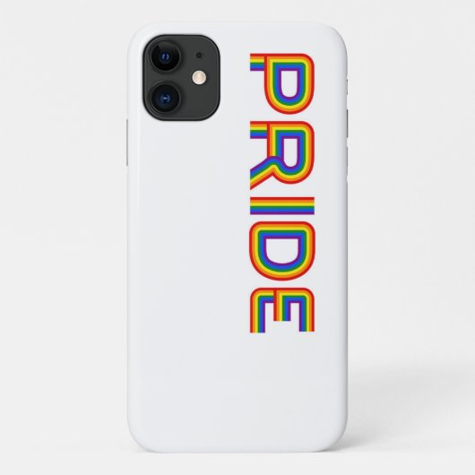 Pride | Regenboog Letters Case-Mate iPhone Case (Achterkant)