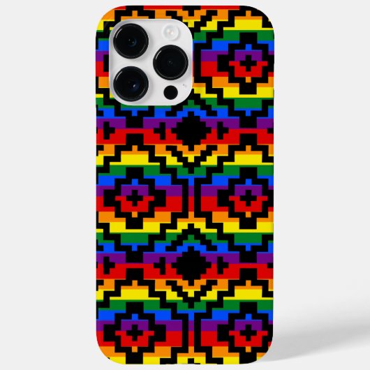 Pride Regenboog LGBTQ Geometrisch Case-Mate iPhone Case (Achterkant)