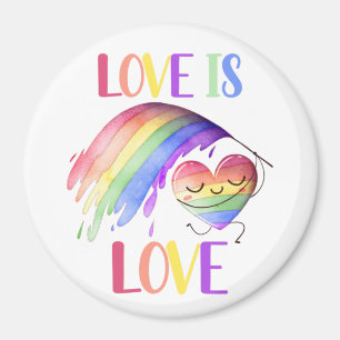 Pride Regenboog Liefde Magneet