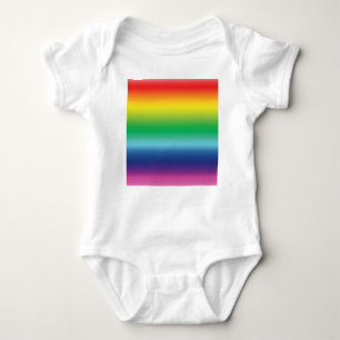 Pride regenboogkleuren lgbtq lgbt homovlag patroon romper