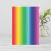 Pride regenboogvlag kleuren gradiënt modern kaart (Staand voorkant)
