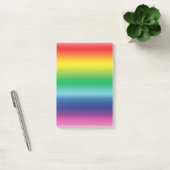 Pride regenboogvlag kleuren gradiënt modern post-it® notes (Kantoor)