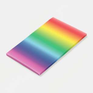 Pride regenboogvlag kleuren gradiënt modern post-it® notes